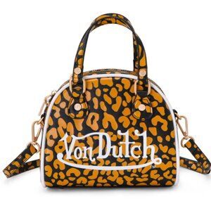 NWT Von Dutch Orange Cheetah Bowling Bag 🐆